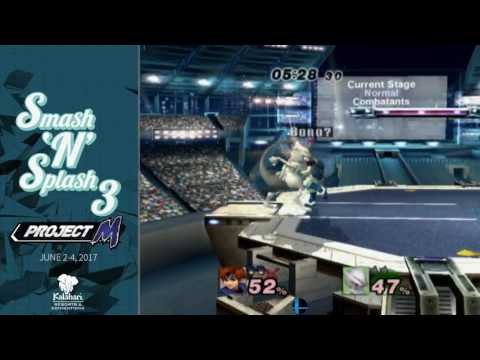 Smash'N'Splash 3- Lunchables (Sonic, Mewtwo, Meta Knight)  vs Yono (Roy) LR2