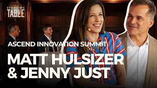Jenny Just & Matt Hulsizer at Apex’s Ascend Innovation Summit | Standing Table #6