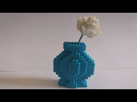 3D Vase | Perler Beads 3D