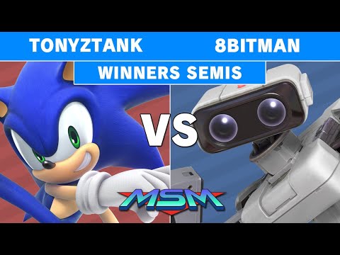 MSM Online 38 - TonyZTank (Sonic) Vs. 8BitMan (ROB) Winners Semis - Smash Ultimate