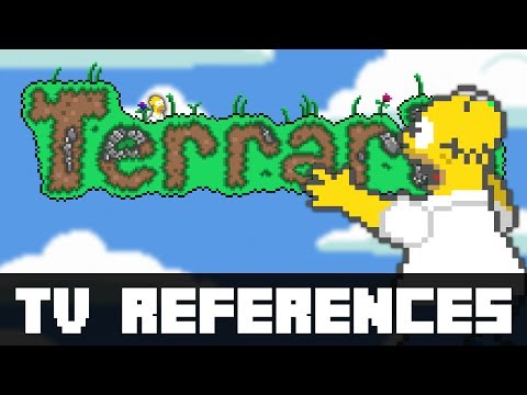 Hidden TV Show References in Terraria 1.3 | Top 5 Easter Eggs