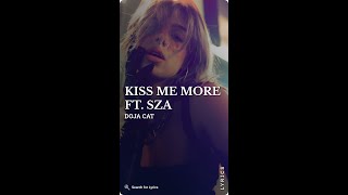Download lagu Doja Cat - Kiss Me More ft. SZA (Lyrics for Mobile) mp3 Download lagu Doja Cat - Kiss Me More ft. SZA (Lyrics for Mobile) mp3