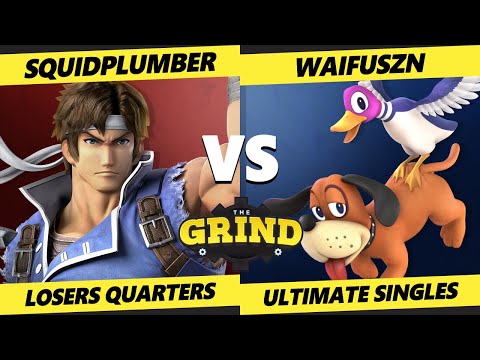 The Grind 195 Losers Quarters - Squidplumber (Richter) Vs waifuSZN (Duck Hunt) Smash Ultimate - SSBU