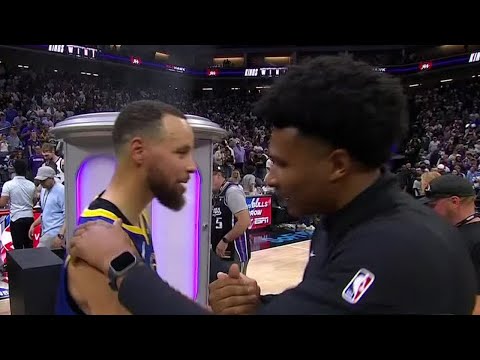 Stephen Curry embraces Leandro Barbosa after Warriors' play-in loss vs. Kings | NBA on ESPN