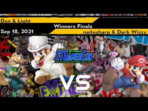 [Smash Ultimate] CT Gamercon (W.Finals) - Don & Light vs naitosharp & Dark Wizzy
