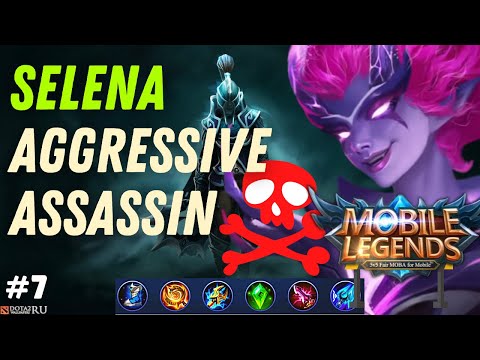 Selena The Best Magic Assassin ~ Aggressive Gameplay ~ Mobile Legends
