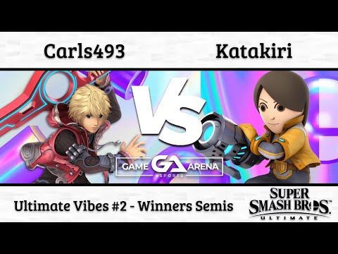 Ultimate Vibes 2: Carls493 (Shulk) vs. Katakiri (Mii Gunner, Mii Brawler) - Winners Semis
