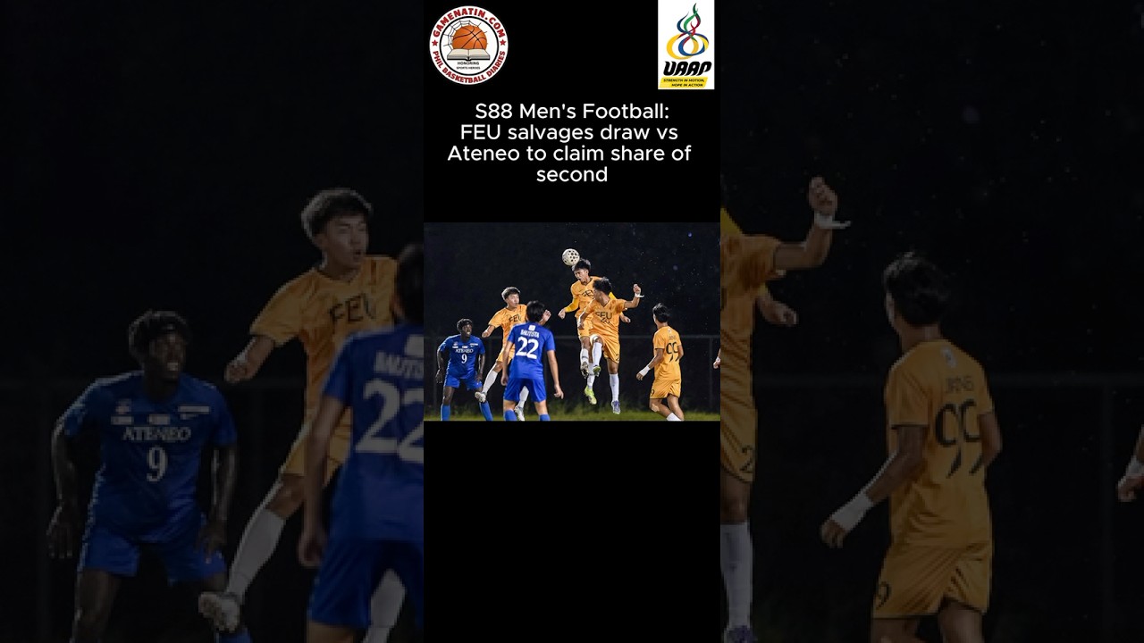 UAAP Men's Football: FEU salvages draw against Ateneo