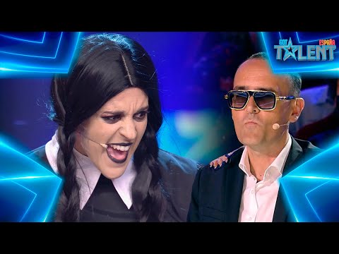 Risto SE ENAMORA de MIÉRCOLES ADDAMS tras oírla cantar | Audiciones 1 | Got Talent España 7 (2021)