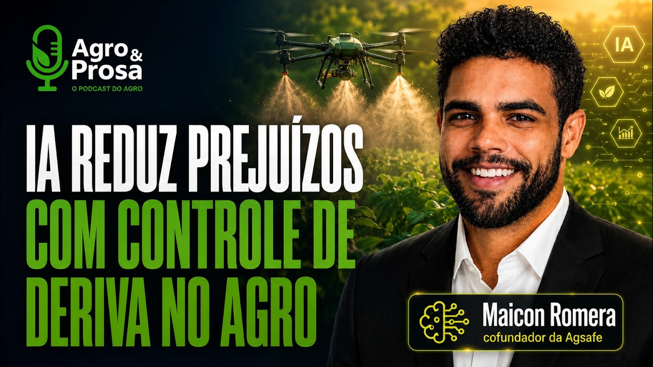 Inteligência artificial amplia controle da deriva nas aplicações agrícolas