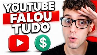 YouTube Mandou Email pra TODO MUNDO Monetizado