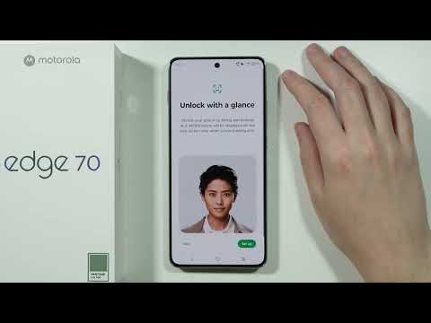 Motorola Edge 70: How to Set Up Face Unlock (Add Face Data) - Face Recognition