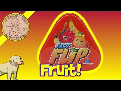 How To Play The Game Fast Flip Family Kids Card Game Match The Fruit!