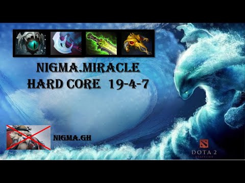 Nigma.Miracle [Morphling] Hard Core Versus Nigma.GH [Tuskar] | 7.25 Dota 2