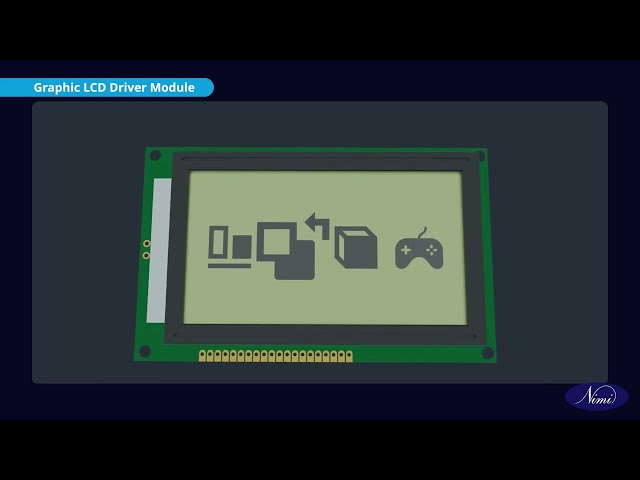 Demonstrate LCD Display Module and its Decoder/driver ICs 
