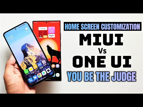 Home Screen customization on Samsung One UI Vs Xiaomi MIUI comparison -Which one is good?
