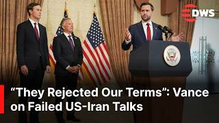 FULL REMARKS: U.S.-Iran Talks Collapse After 21 Hours in Islamabad, JD Vance Reveals | AC1G