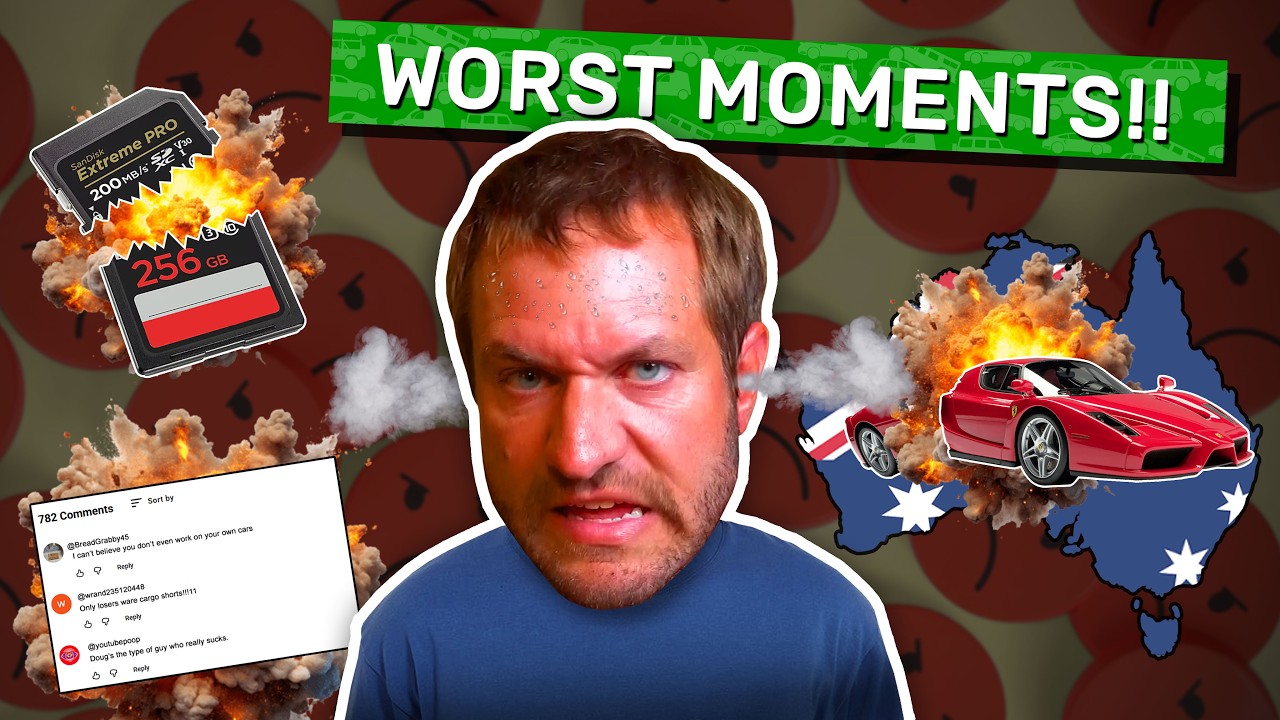 My 6 Worst Moments As a Car YouTuber