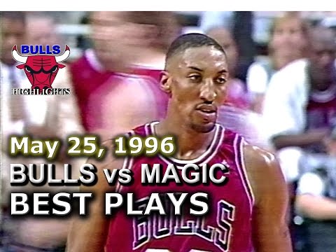 May 25 1996 Bulls vs Magic game 3 highlights