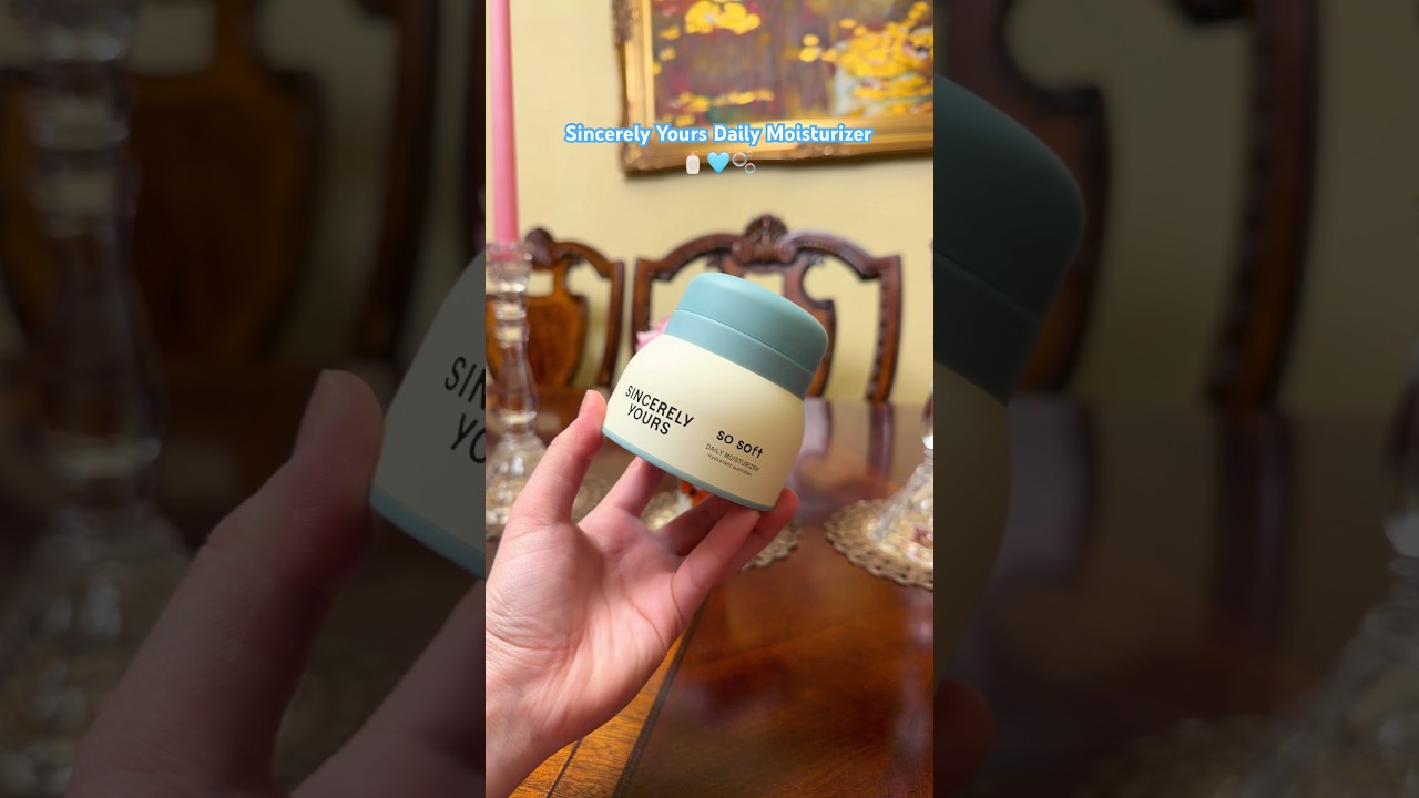 Sincerely Yours Daily Moisturizer!✨🫧🩵🧴#shorts #sincerelyyours #skincare #sephora #salishmatter