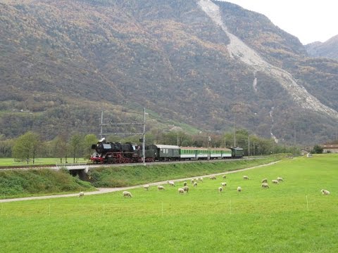 Treni a Claro - BR 50 3676 & Ae 4/7 10987