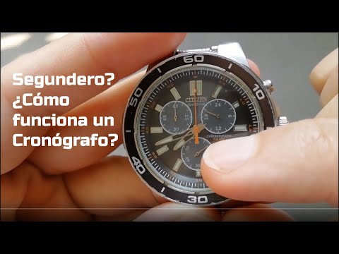 Why doesn't the second hand move? How an analog watch chronograph works (in Spanish).