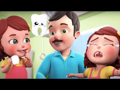 Loose Tooth Song | Wobbly Tooth Song  + More Nursery Rhymes & Kids Songs - Blue Fish (4K)