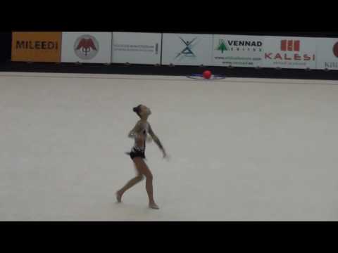 Janika Vartlaan clubs Eesti MV 2016 all around