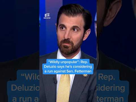 'Wildly unpopular': Rep. Deluzio says he’s considering a run against Sen. Fetterman