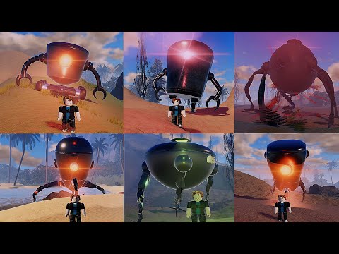 Escaping All Omnidroids V.x1 - V.x9 | Omnidroid Test Roblox