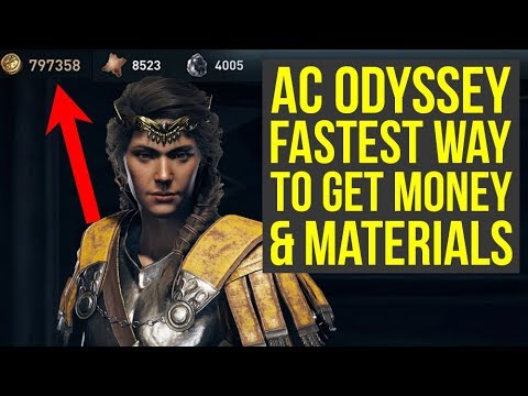 Assassin's Creed Odyssey How To Get Money & Materials BEST WAY (AC Odyssey Money - AC Odyssey tips)