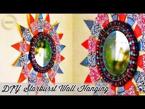 DIY Wall Hanging | wall hanging craft ideas | craft ideas for home decor | disposable plates crafts Video