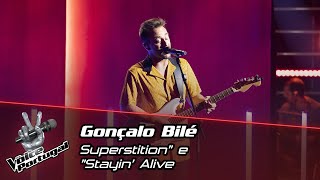 Gonçalo Bilé - &quot;Superstition&quot; e &quot;Stayin&#39; Alive&quot; | Gala | The Voice Portugal