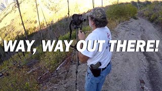 MILE AND A HALF BUCKS: Looking for big Idaho bucks with a spotting scope.