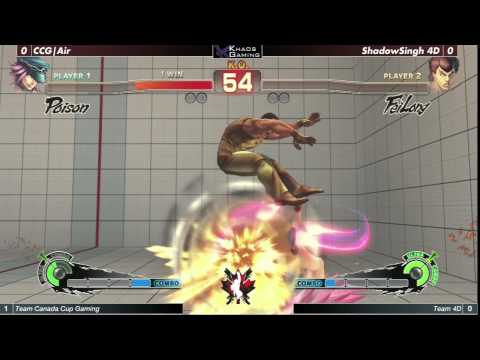 CC2014 USF4 3v3 LSF   Canada Cup Gaming Gaming vs 4D