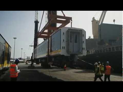 CRRC’s second batch of DMUs shipped to Angola