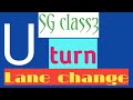 Singapore driving final practical test lane change and U turn how to do explained by Tamil