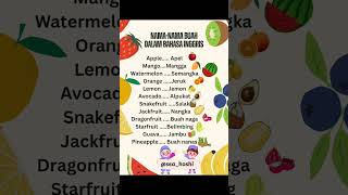 Download lagu LAGU EDUKASI ANAK NAMA-NAMA BUAH DALAM BAHASA INGGRIS mp3 Download lagu LAGU EDUKASI ANAK NAMA-NAMA BUAH DALAM BAHASA INGGRIS mp3