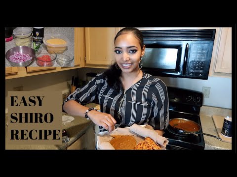 Ethiopian Food Easy Shiro Recipe ሽሮ ወጥ አሰራር  በሱዳኒስ | Amena and Elias