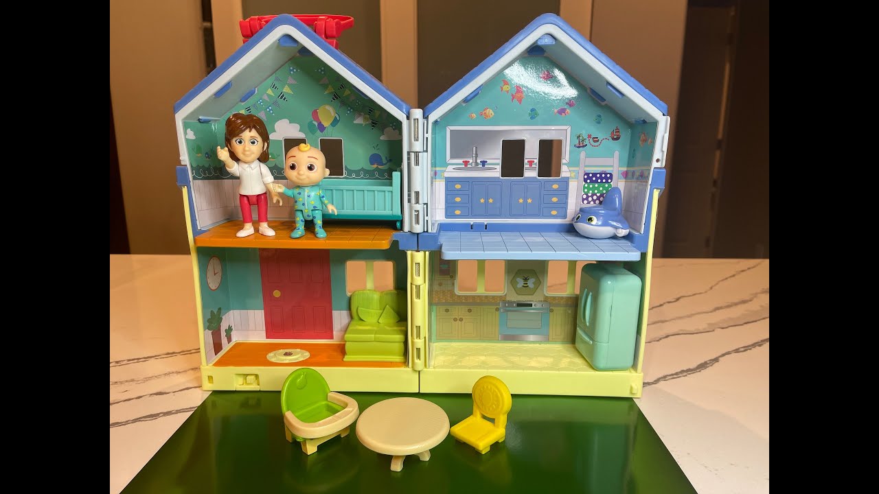 Watch video Cocomelon's Deluxe Family House Play set - Unboxing | Review | Pretend Play Now Cocomelon's Deluxe Family House Play set - Unboxing | Review | Pretend Play
