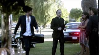 Lucifer doing The Sign of the Cross