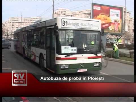 Autobuze de probă în Ploiești
