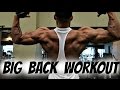 Big Back Workout after Competition Day