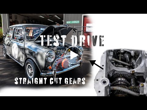 64' Classic Mini Cooper S With Straight Cut Gears Test Drive