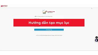 Hướng dẫn tạo mục lục cho web