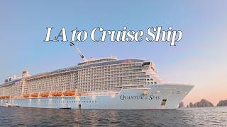 Los Angeles to Our Cruise Ship | Embarkation Day and Stateroom Tour Vlog