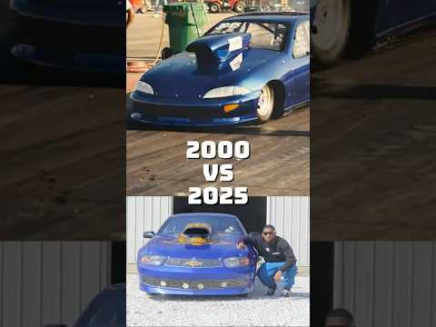 Thumbnail for 2000 VS 2025 What’s different with the Cavalier Drag race car? #dragrace #bracketracing by Car
