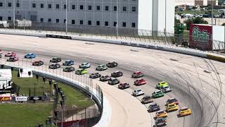 First laps of 2025 NASCAR Cup race at Texas Motor Speedway from grandstands