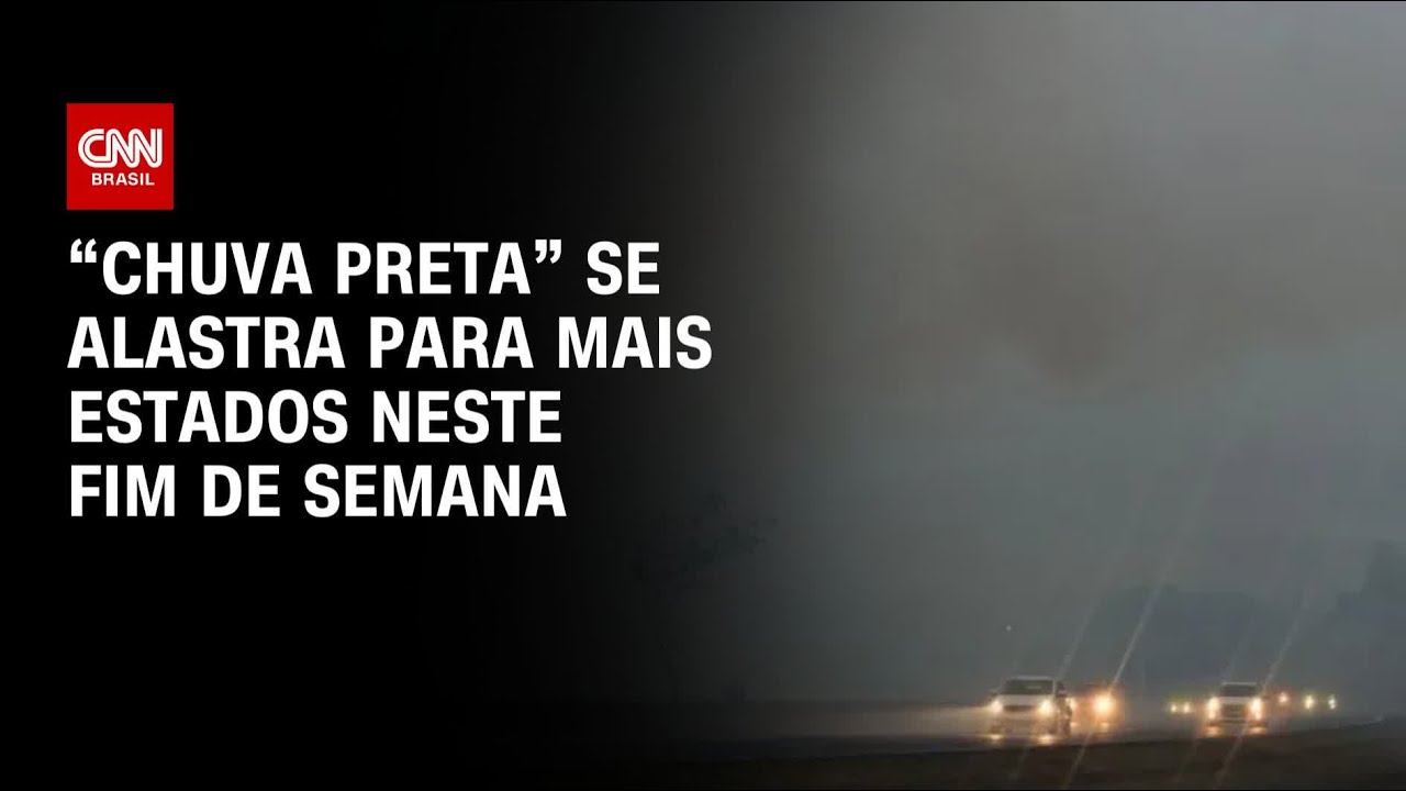 "Chuva preta" se alastra para mais estados neste fim de semana | CNN PRIME TIME