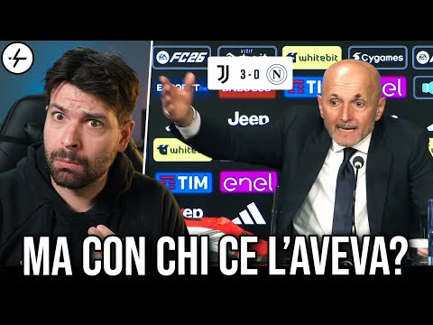 Spalletti ARRABBIATISSIMO ai microfoni dopo Juventus Napoli 3-0, stava mandando un messaggio?